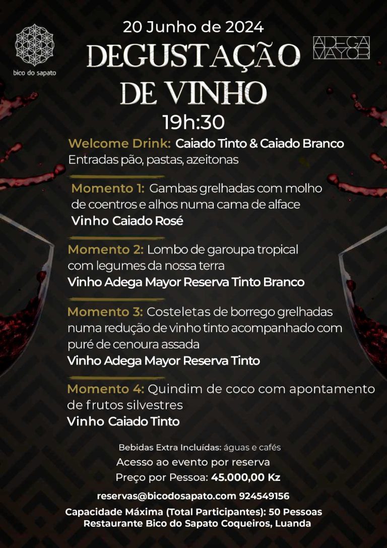 Bico do Sapato - Degustação de Vinho